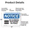 Signmission No Climbing Or Playing On Fence, 14 in W x Rectangle, Aluminum OS-2PACK-NS-A-1014-L-14452 - alternate 8